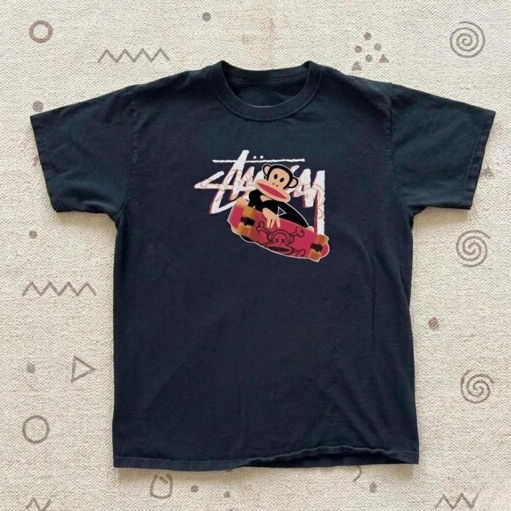 St_Ssy Paul Frank Black Graphic Tee